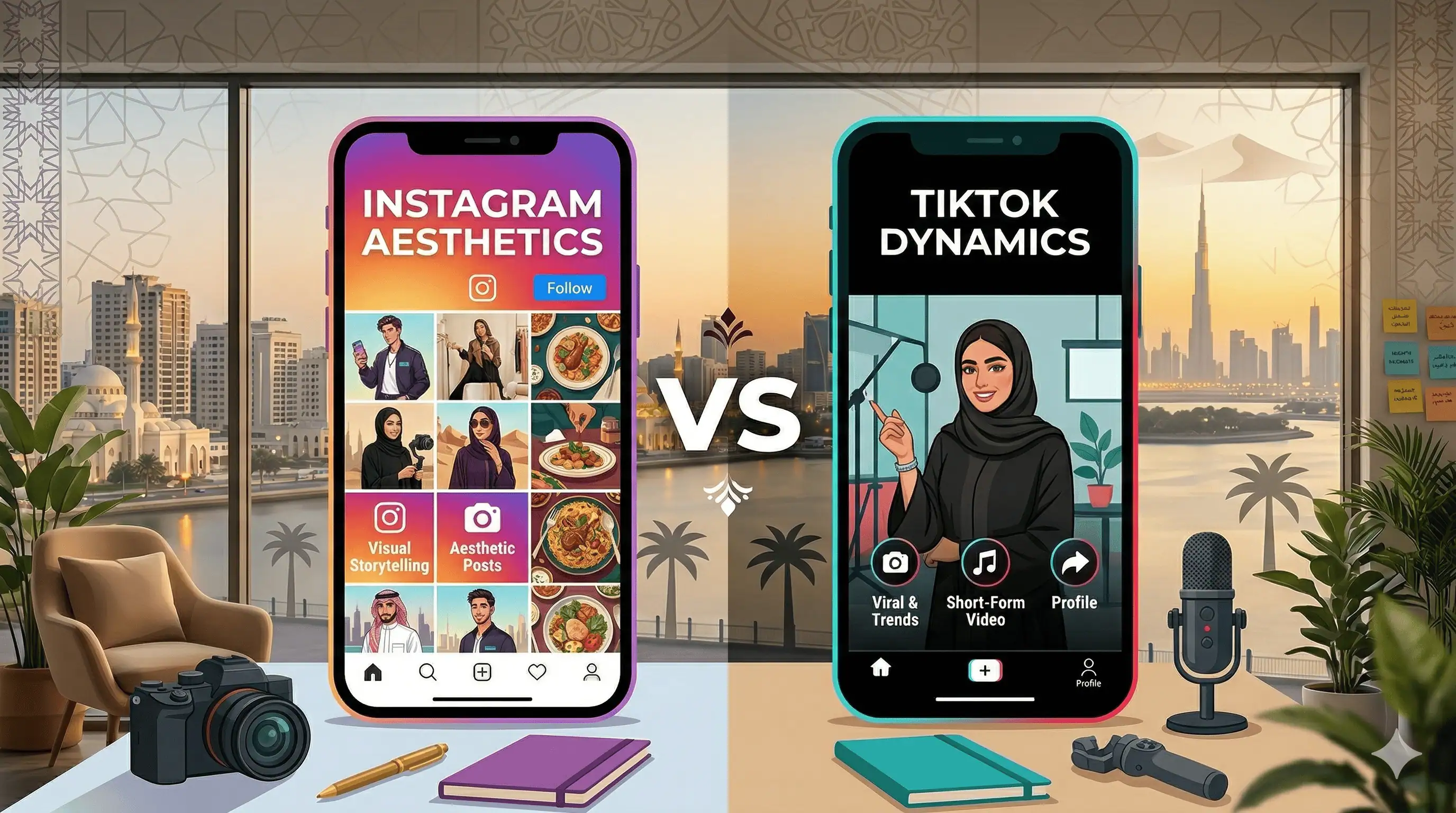 Instagram vs TikTok Influencers for GCC Brands — Which Works Better?