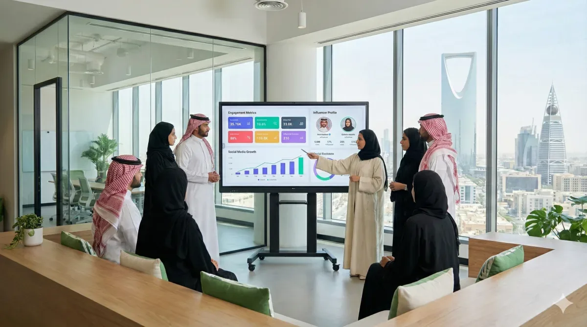 اعلانات المشاهير للعلامات التجارية السعودية: دليل التسويق عبر المؤثرين 2026