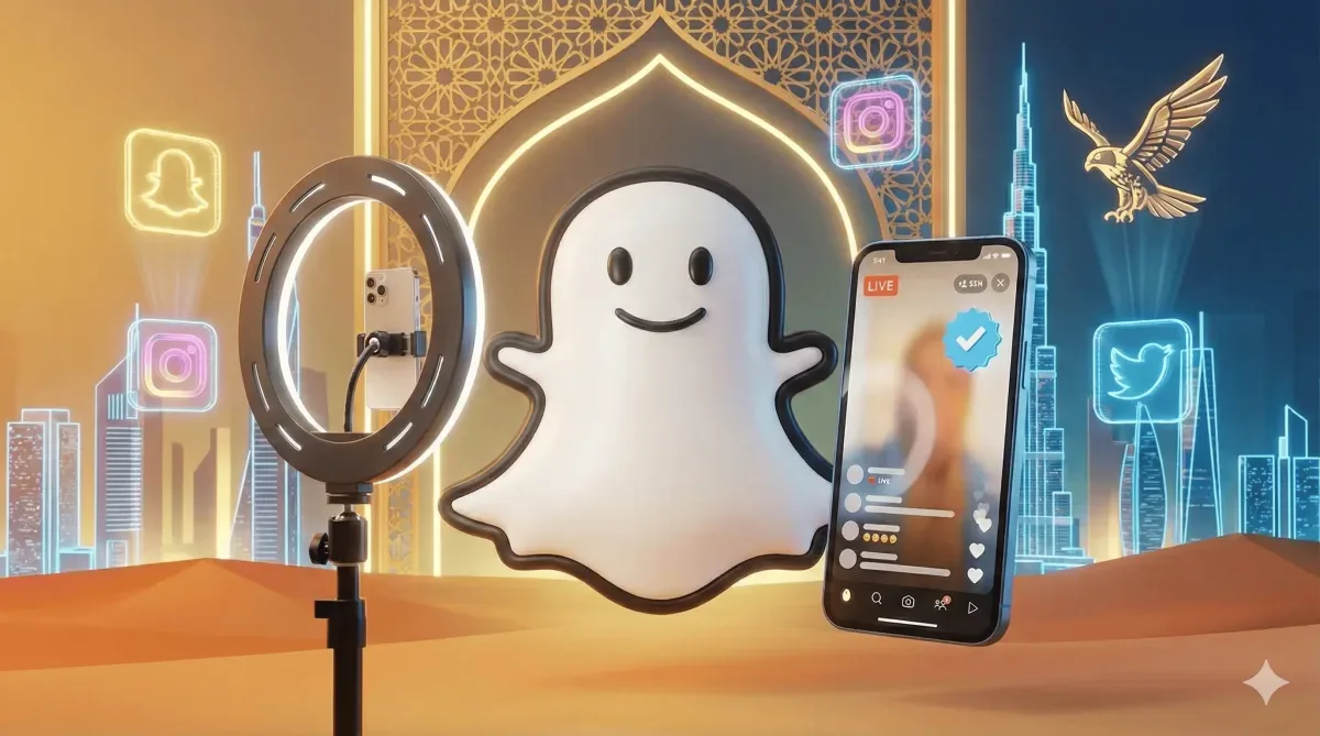 اعلانات مشاهير السناب: دليل التسويق عبر سناب شات في الخليج 2026