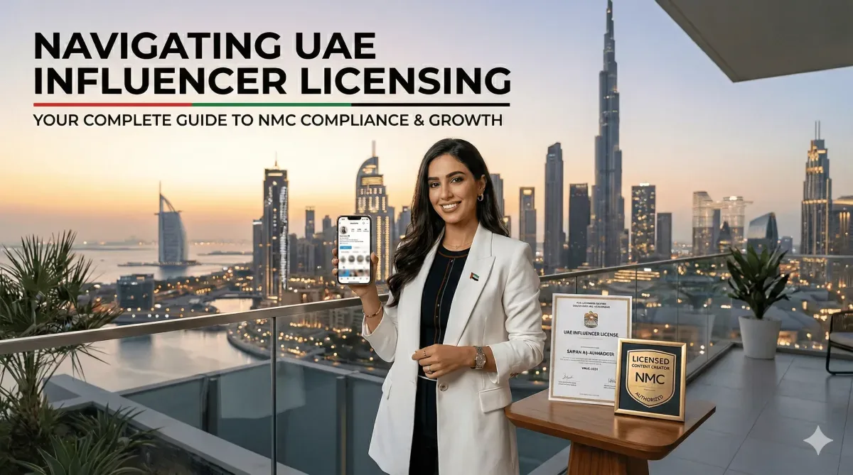 رخصة المؤثرين في الإمارات 2026: الدليل الشامل للحصول على ترخيص المحتوى الرقمي